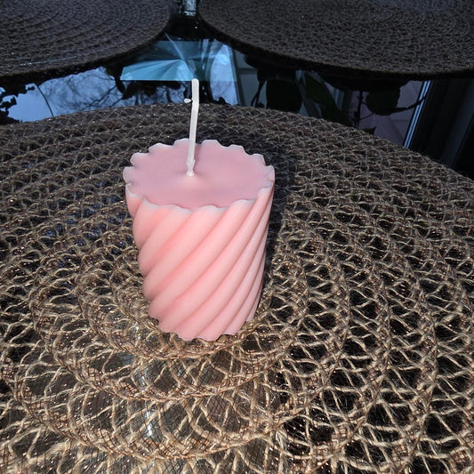 Cylinderformat randigt ljus