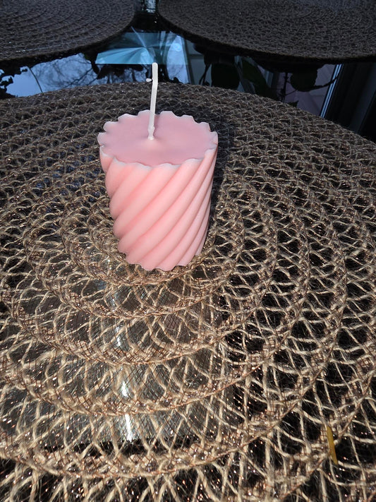 Cylinderformat randigt ljus